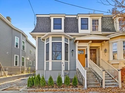 Completed front facade renovation